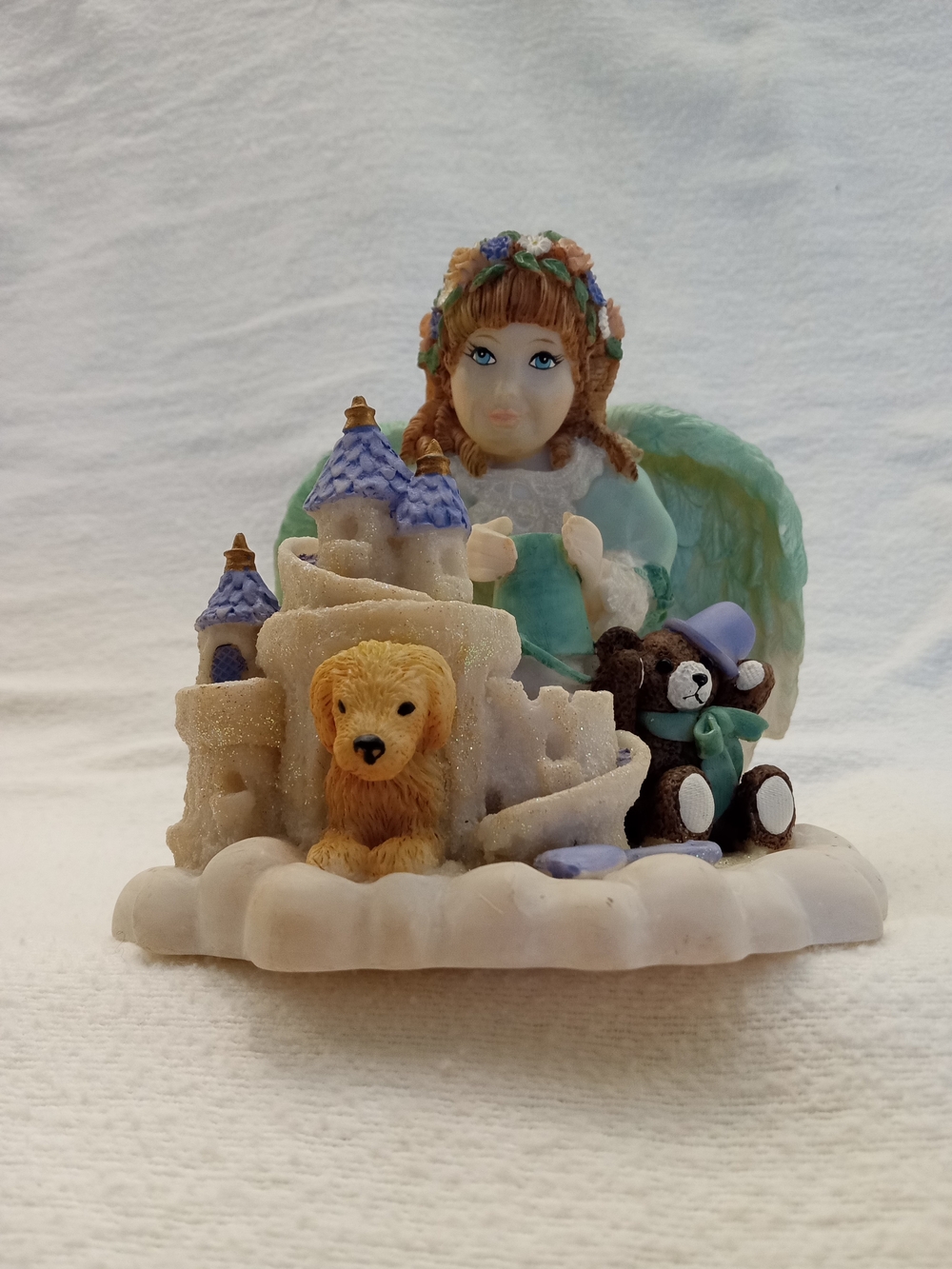"SANDY'S SANDCASTLE" 1999 HEAVEN'S LITTLE HELPERS Angel Originals Collectible